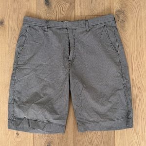 J. Crew Black and White Check Shorts